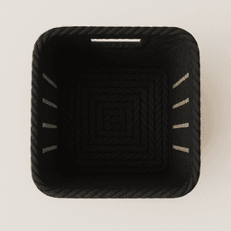 Handmade Raffia Baskets – Black thumbnail 3