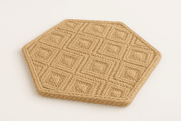 Raffia Rugs – Handmade Natural & Eco-Friendly Flooring in Beige thumbnail 2