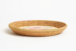 Raffia Serving Trays – Handmade Rustic Tableware in Flower thumbnail 2