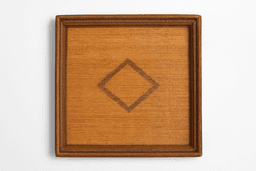 Raffia Serving Trays – Handmade Rustic Tableware in Square thumbnail 1