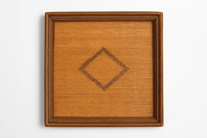 Raffia Serving Trays – Handmade Rustic Tableware in Square