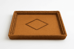 Raffia Serving Trays – Handmade Rustic Tableware in Square thumbnail 3